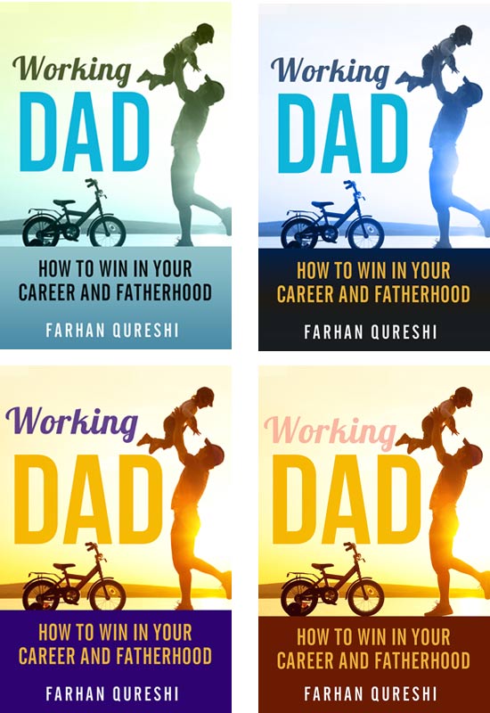 Working Dad book cover designs